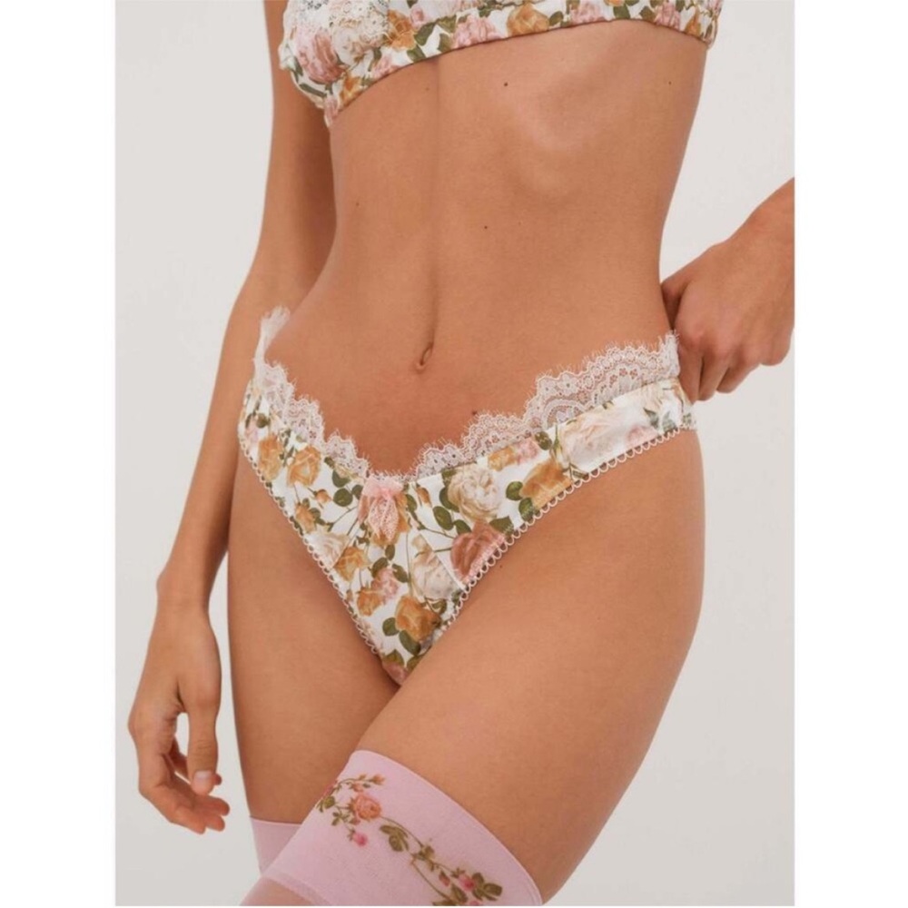 For Love And Lemons Floral Lace SET - Picture 2 of 10